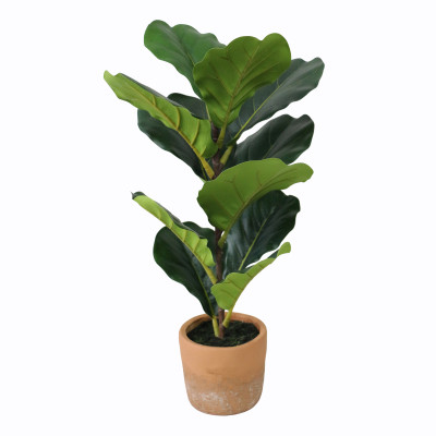 FEUILLES D'ARUM ARTIFICIELLES EN POT, HAUT. 65 CM – PLANTES – Arteverdeco