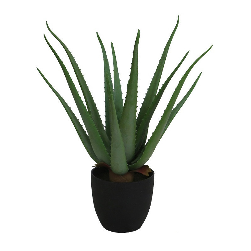 ALOE VERA ARTIFICIEL EN POT, HAUT. 45 CM – PLANTES – Arteverdeco