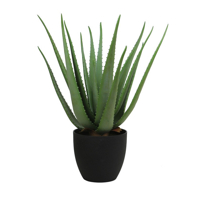 ALOE VERA ARTIFICIEL EN POT, HAUT. 55 CM – PLANTES – Arteverdeco