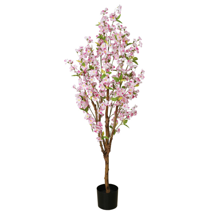 FLEURS DE CERISIER ARTIFICIEL EN POT, HAUT. 150 CM – ARBRES – Arteverdeco