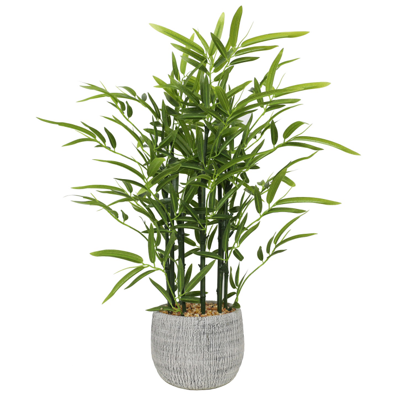 BAMBOU ARTIFICIEL EN POT, HAUT. 60 CM – PLANTES – Arteverdeco