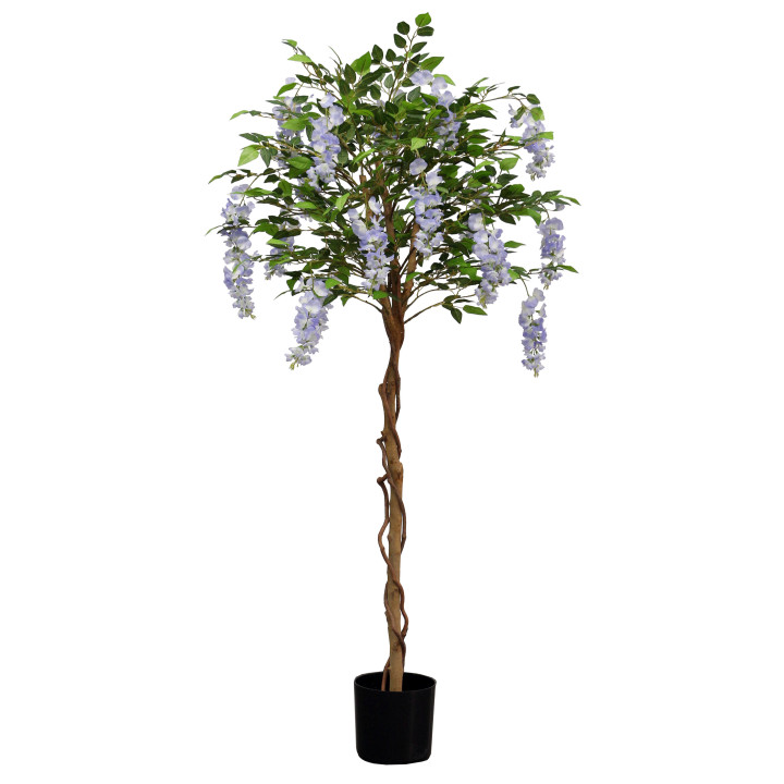 GLYCINE ARTIFICIELLE EN POT, HAUT 180 CM – ARBRES – Arteverdeco