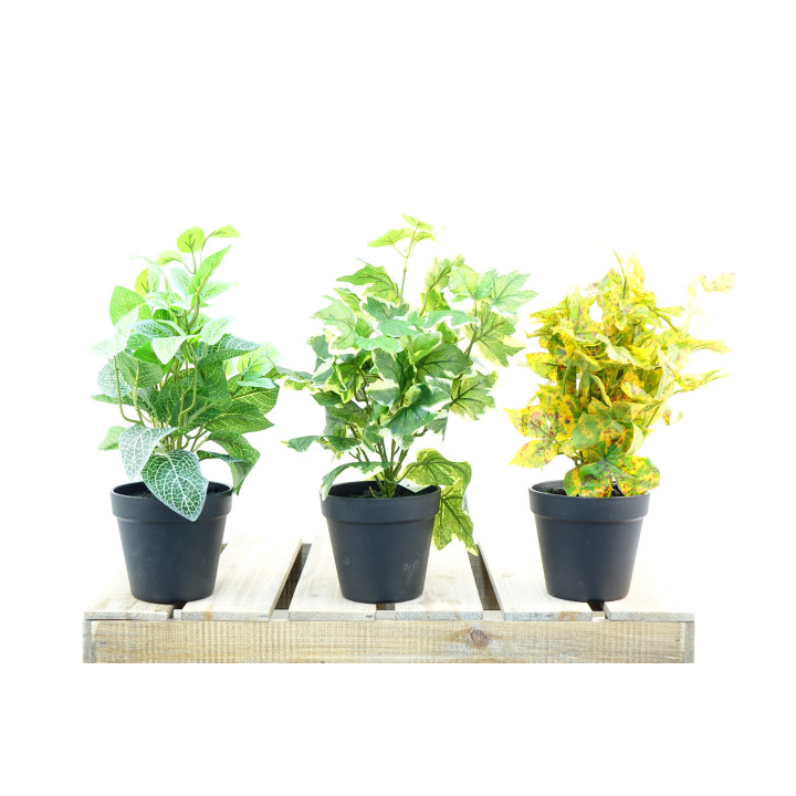 PLANTES VERTES ARTIFICIELLES EN POT, HAUT. 36 CM – PLANTES – Arteverdeco