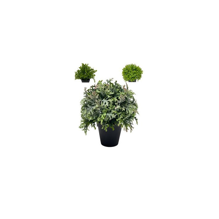 PLANTES VERTES ARTIFICIELLES EN POT, HAUT. 25 à 27 CM – DECORATIONS – Arteverdeco