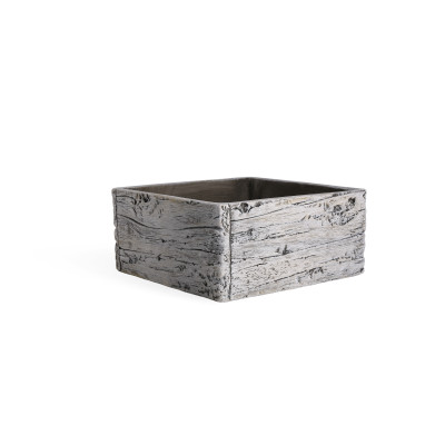 JARDINIERE ZINC MOTIF FEUILLE – CONTENANTS – Arteverdeco