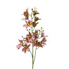 TIGE D'ORCHIDEE DENDROBIUM ARTIFICIELLE, HAUT. 79 CM – FLEURS – Arteverdeco