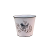 POT ZINC MOTIF OISEAU – CONTENANTS – Arteverdeco