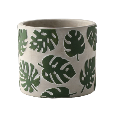 POT ZINC MOTIF FLEURI – CONTENANTS – Arteverdeco