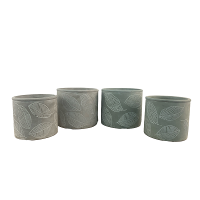 POT ZINC MOTIF FLEURI – CONTENANTS – Arteverdeco