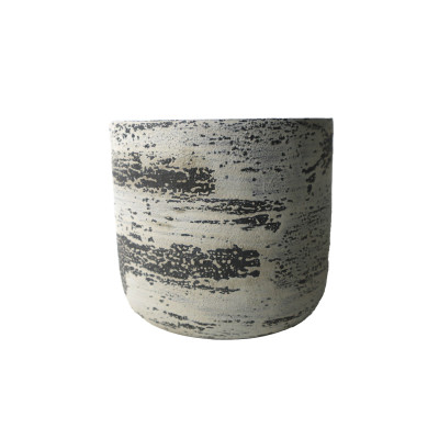 JARDINIERE ZINC MOTIF FLEURS – CONTENANTS – Arteverdeco