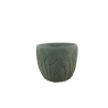 POT CIMENT MOTIF FEUILLES – CONTENANTS – Arteverdeco