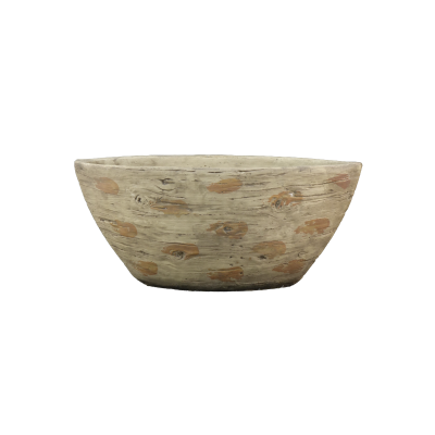 POT CIMENT MOTIF FORME OVALE – CONTENANTS – Arteverdeco