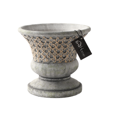 JARDINIERE ZINC MOTIF FLEURI – CONTENANTS – Arteverdeco