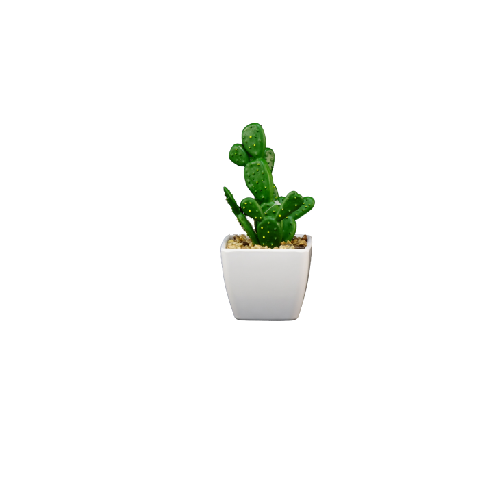 CACTUS ARTIFICIELS EN POT, HAUT. 16 à 20 CM – DECORATIONS – Arteverdeco