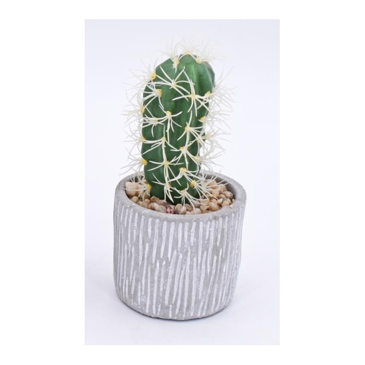 CACTUS ARTIFICIELS EN POT, HAUT. 22 à 26 CM – DECORATIONS – Arteverdeco