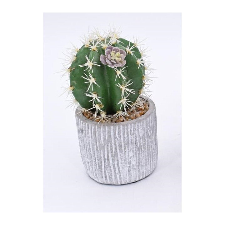 CACTUS ARTIFICIELS EN POT, HAUT. 22 à 26 CM – DECORATIONS – Arteverdeco