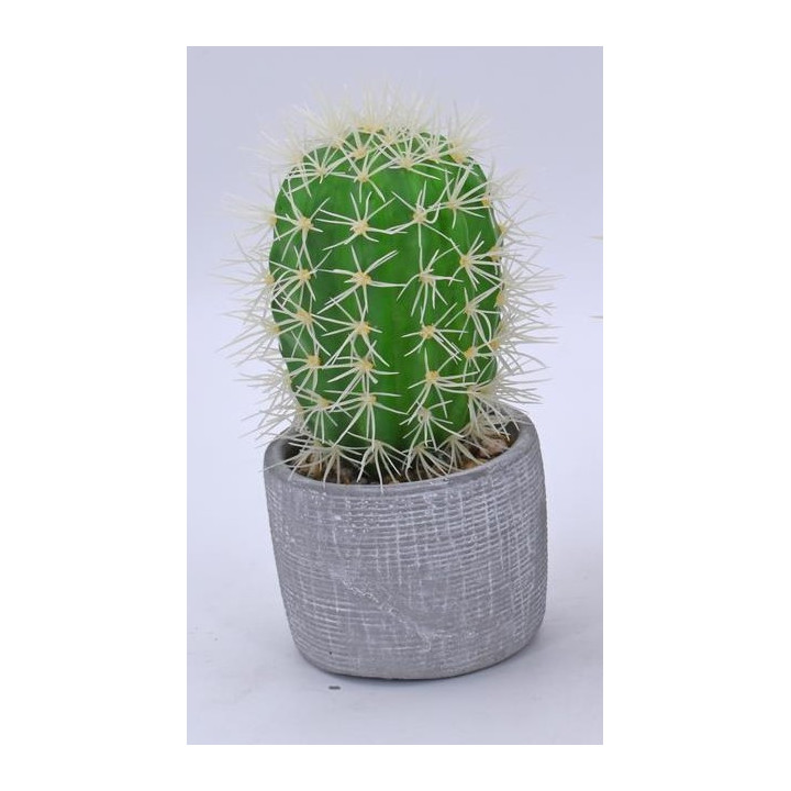 CACTUS ARTIFICIELS EN POT, HAUT. 14 à 16 CM – DECORATIONS – Arteverdeco