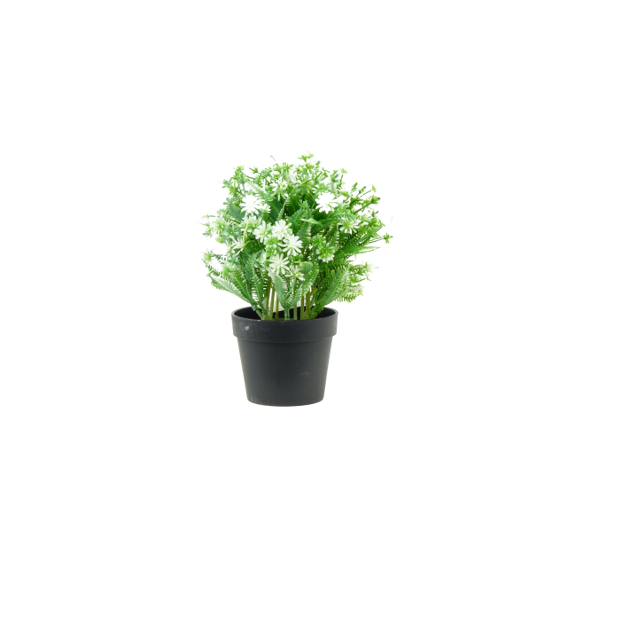 PLANTES VERTES ARTIFICIELLES EN POT, HAUT. 21 à 23 CM – DECORATIONS – Arteverdeco