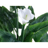 FEUILLES D'ARUM + FLEURS ARTIFICIELLES EN POT, HAUT. 76 CM – PLANTES – Arteverdeco