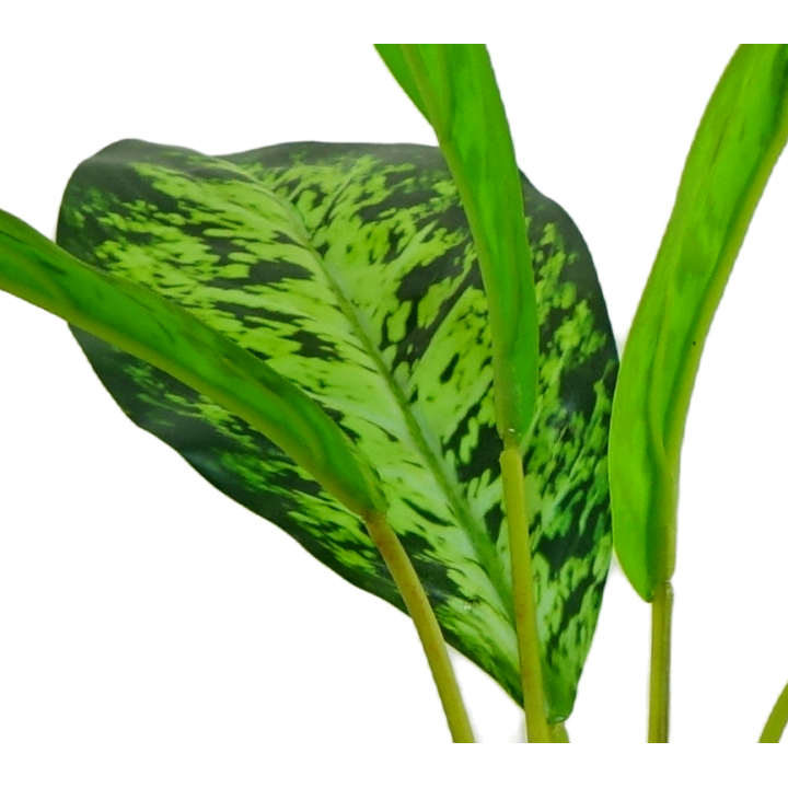 DIEFFENBACHIA ARTIFICIEL EN POT, HAUT. 45 CM – PLANTES – Arteverdeco