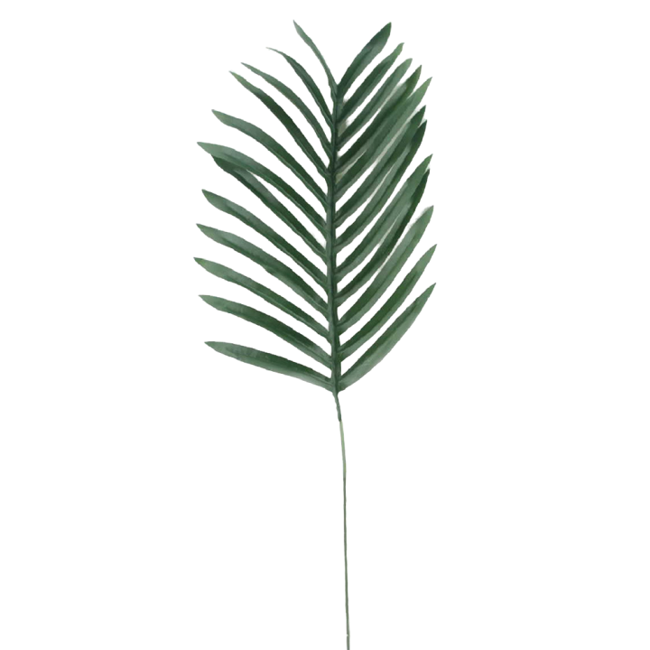 FEUILLE DE PALME ARTIFICIELLE - HAUT. 69 CM – VERDURE – Arteverdeco