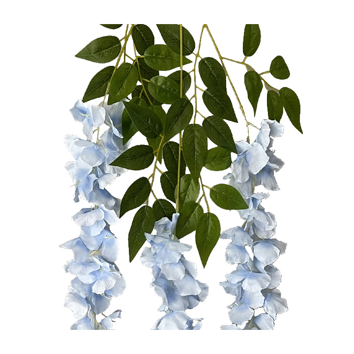 CHUTE GLYCINE ARTIFICIELLE, HAUT. 110 CM – VERDURE – Arteverdeco