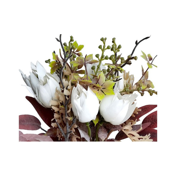 BOUQUET ARTIFICIEL AUTOMNALE, HAUT. 31 CM – FLEURS – Arteverdeco