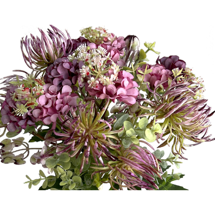 BOUQUET DE FLEURS ASSORTIS, HAUT. 33 CM – FLEURS – Arteverdeco