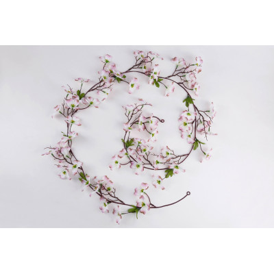 GUIRLANDE ROSE GYPSOPHILE ARTIFICIELLE, HAUT. 180 CM – VERDURE – Arteverdeco