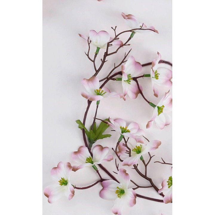 GUIRLANDE DOGWOOD ARTIFICIELLE, HAUT. 180 CM – VERDURE – Arteverdeco