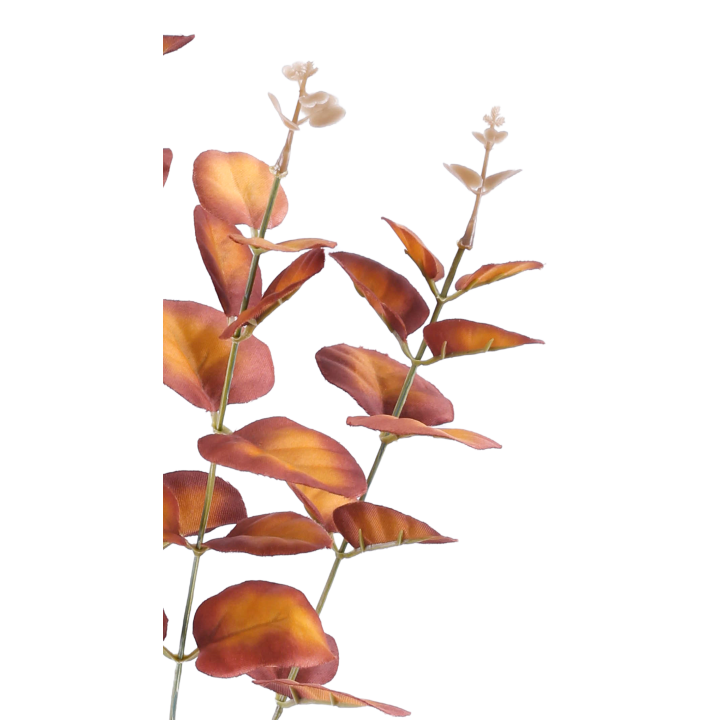 TIGE D'EUCALYPTUS ARTIFICIELLE - 4 BRANCHES - HAUT. 65CM – FLEURS – Arteverdeco