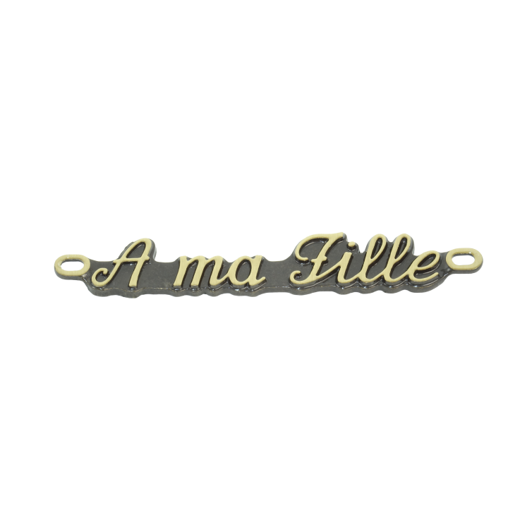 INTER EN BRONZE " A MA FILLE " POUR PLAQUE FUNERAIRE – Catalogue Funéraires 2024 – Arteverdeco