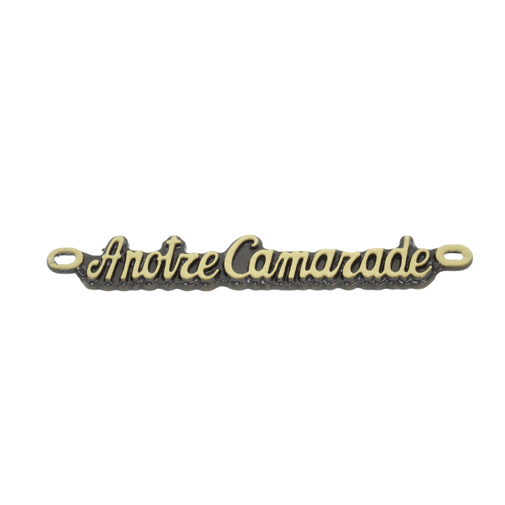 INTER EN BRONZE "A NOTRE CAMARADE" POUR PLAQUE FUNERAIRE – Catalogue Funéraires 2024 – Arteverdeco