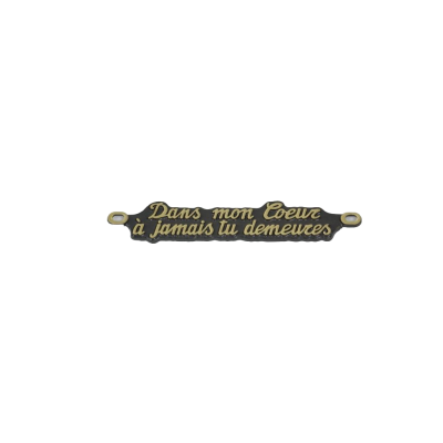 INTER EN BRONZE "A MON GRAND-PERE " POUR PLAQUE FUNERAIRE – Catalogue Funéraires 2024 – Arteverdeco