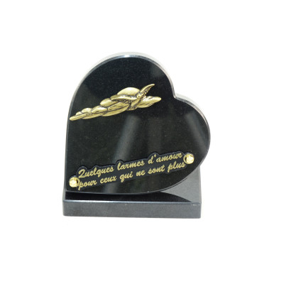 INTER EN BRONZE "A NOTRE PAPA " POUR PLAQUE FUNERAIRE – Catalogue Funéraires 2024 – Arteverdeco