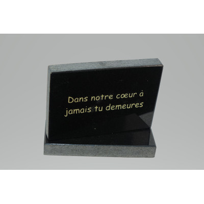 INTER EN BRONZE "A NOTRE ARRIERE GRAND MERE" POUR PLAQUE FUNERAIRE. – Catalogue Funéraires 2024 – Arteverdeco