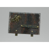 PLAQUE FUNERAIRE EN GRANIT RECTANGULAIRE - BORD ECLATE  - DIM. LONG. 25 CM - HAUT. 17 CM – Catalogue Funéraires 2024 – Arteverdeco