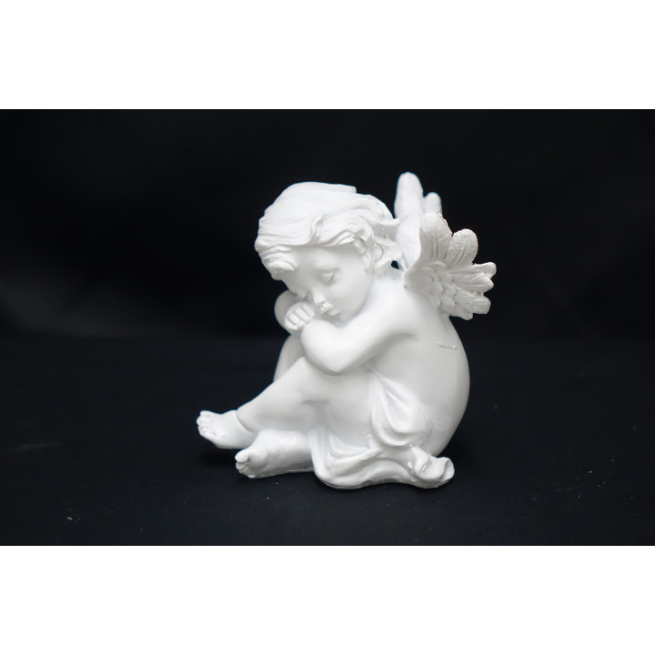 ANGE EN RESINE - OBJET DE DECORATION FUNERAIRE - HAUTEUR 11 CM – Catalogue Funéraires 2024 – Arteverdeco