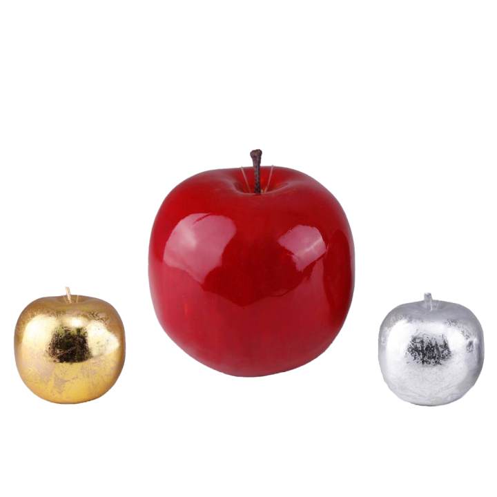 POMME DECORATIVE GRAND MODELE - DIAM. 9 CM – NOEL – Arteverdeco