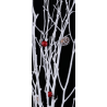 BRANCHE SECHEE AVEC BAIES ET POMME DE PIN - HAUT. 90 CM – NOEL – Arteverdeco