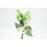 BOUQUET ARTIFICIEL D'ORCHIDEE, HORTENSIA, HERBES, HAUT. 32 CM – FLEURS – Arteverdeco