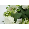 CENTRE DE TABLE ROSES HELLEBORES ARTIFICIELLES - DIAM. 22 CM – DECORATIONS – Arteverdeco