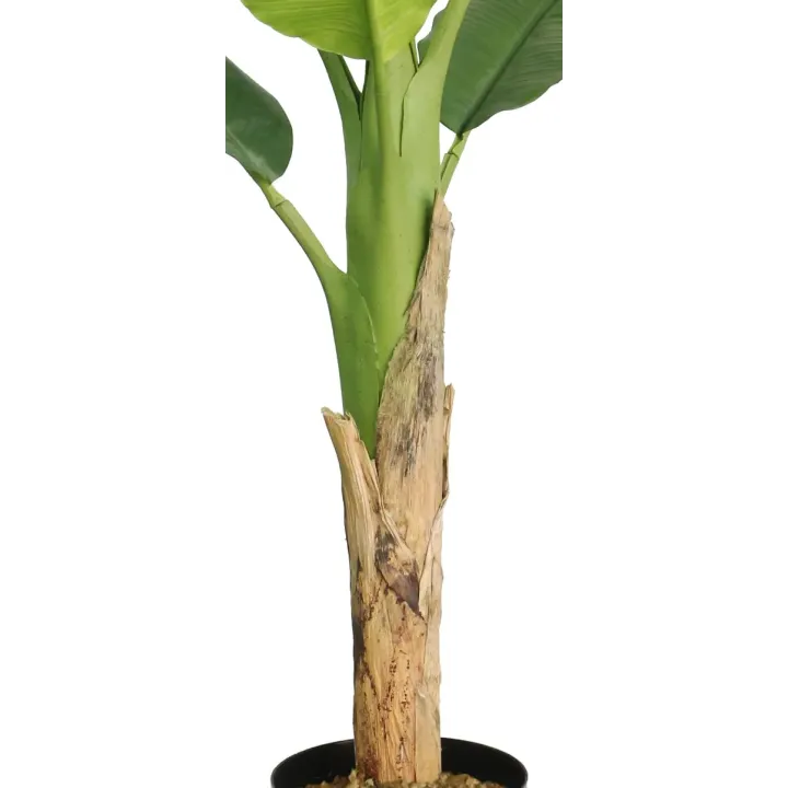 BANANIER ARTIFICIEL EN POT, AVEC 8 FEUILLES - HAUTEUR 150 CM – ARBRES – Arteverdeco