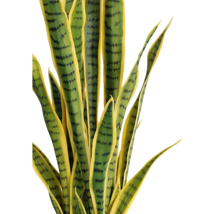 SANSEVIERIA ARTIFICIEL EN POT, AVEC 18 FEUILLES, HAUTEUR 92 CM – PLANTES – Arteverdeco