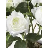 POT DE ROSES ARTIFICIELLES HAUTEUR 31 CM – DECORATIONS – Arteverdeco