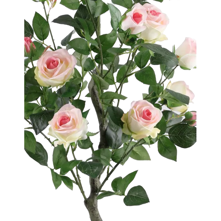 ROSIER ARTIFICIEL EN POT - HAUTEUR 83 CM – PLANTES – Arteverdeco