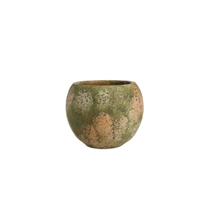 POT CIMENT ROND TERRACOTA – CONTENANTS – Arteverdeco