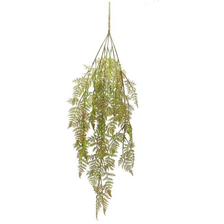 CHUTE FOUGERE ARTIFICIELLE, HAUT. 92 CM – VERDURE – Arteverdeco